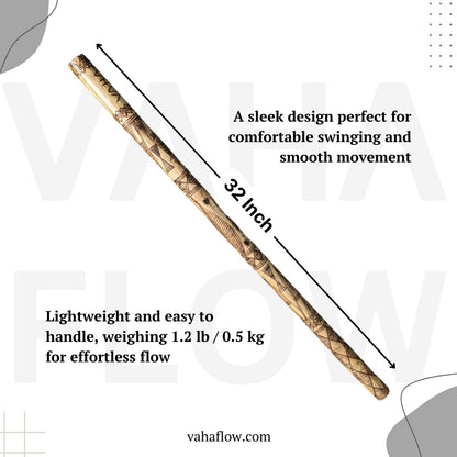 VAHA Flute - Active Meditation Swinging Flute | Flow Stick