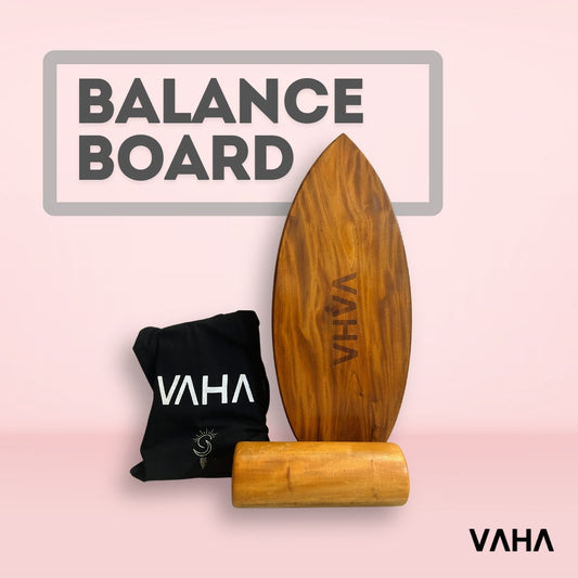 VAHA Classic Balance Board - Sports Trainer, Surf Trainer Board With Adjustable Stoppers